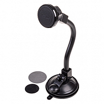 Держатель телефона магнитный на панель SKYWAY гибкая ножка Черный